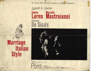 Бесплатный онлайн фильм Брак по-итальянски 1964