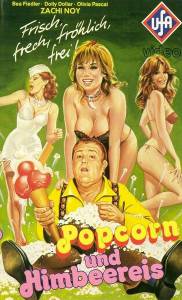      / Popcorn und Himbeereis